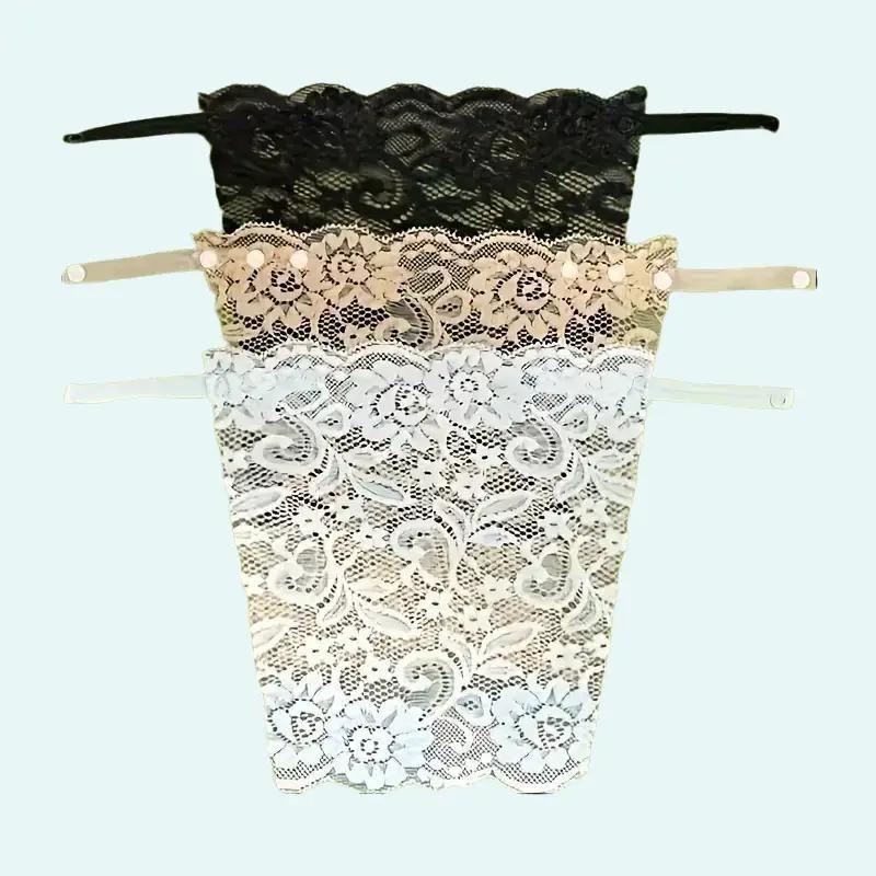 3pcs Elegant Floral Bra Pads - Soft, Breathable, Woven Lace, Anti-Glare, Fashionable, Comfortable, Enhance Lingerie, Suitable for Women 4