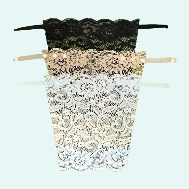 3pcs Elegant Floral Bra Pads - Soft, Breathable, Woven Lace, Anti-Glare, Fashionable, Comfortable, Enhance Lingerie, Suitable for Women 4