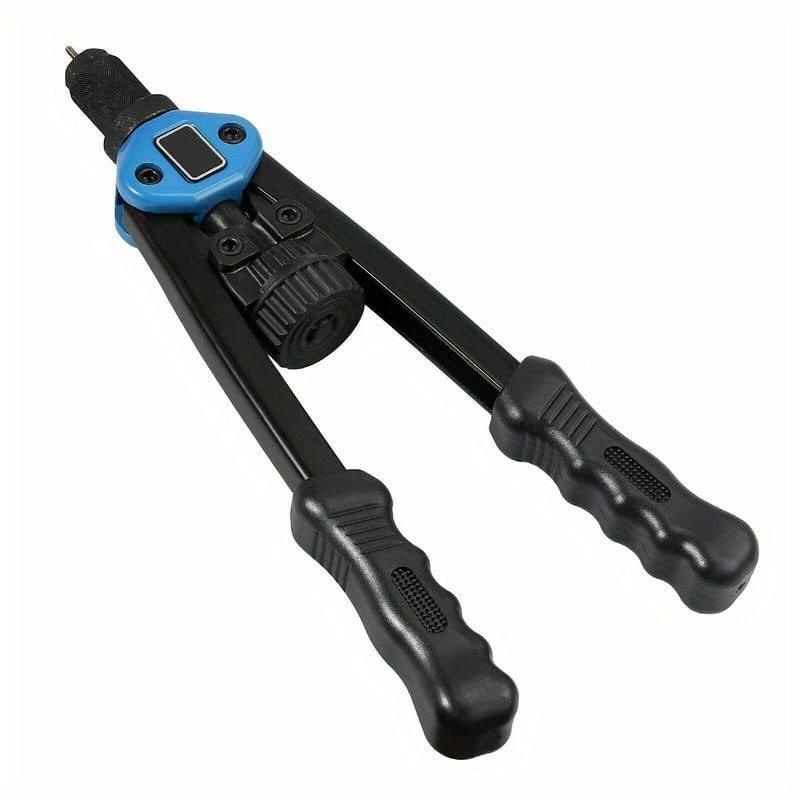 Product Introduction of Professional 13" Hand Rivet Nut Gun Hand Riveter Rivnut Tool Kit with 7 Pcs Metric Mandrels and 110 Pcs Rivet Nuts from M3 to M12, Labor-Saving Design, with Carrying Case 11