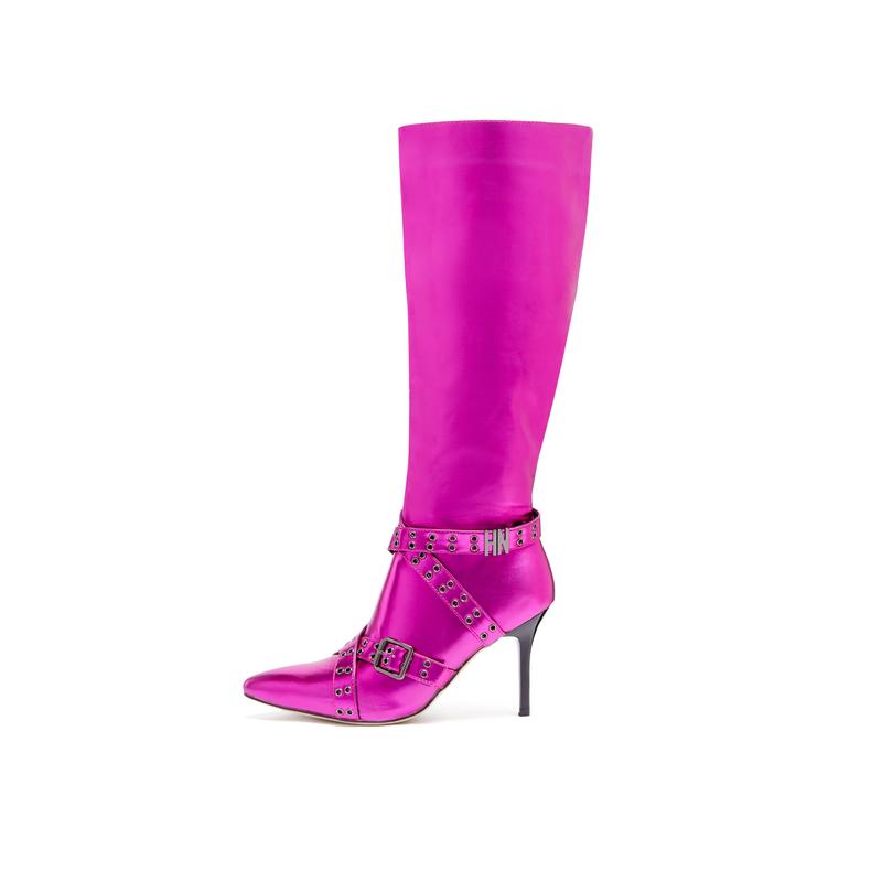 Nii HAi BOOTS IN METALLIC PINK 0