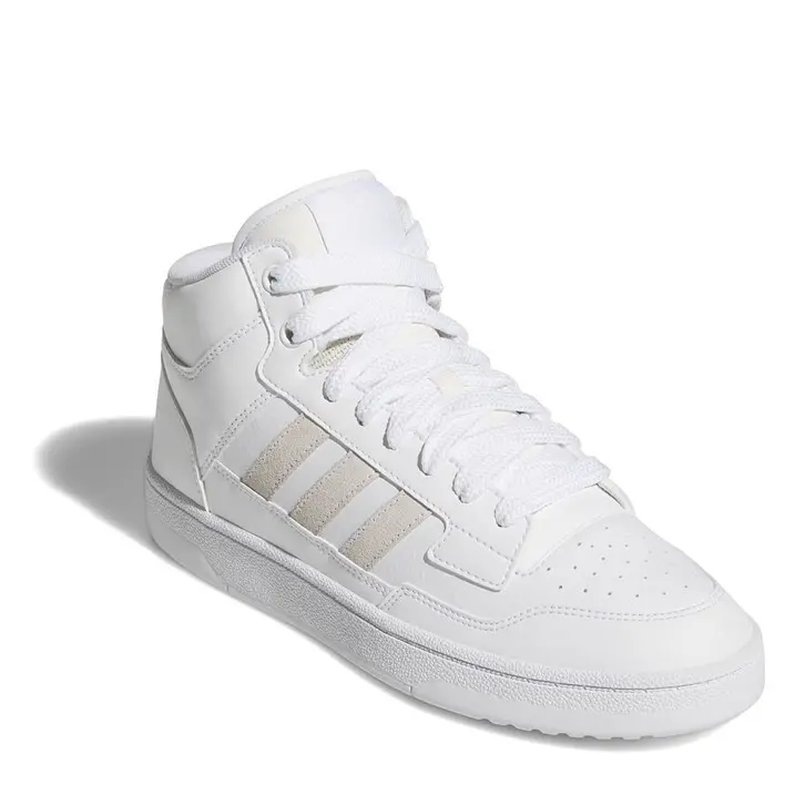 Adidas Mens Rapid Court Mid High Top Trainers 4