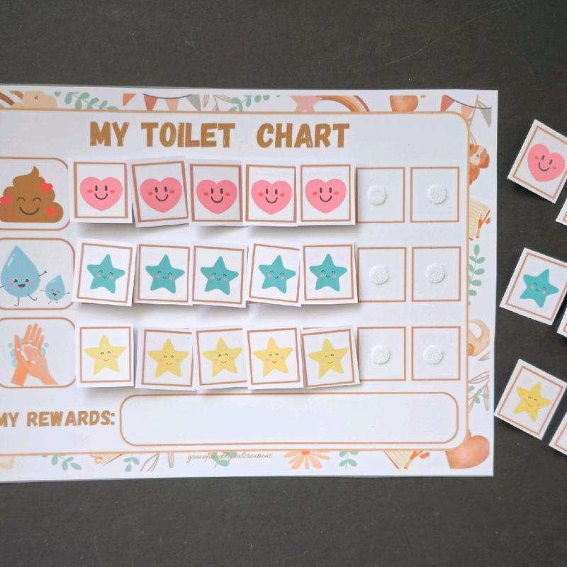 My toilet reward chart for children's potty training 2