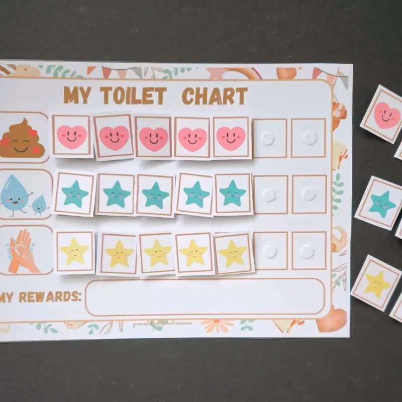 My toilet reward chart for children's potty training 2