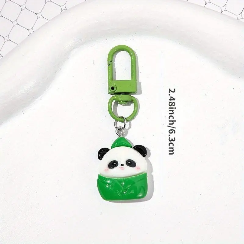 (Gifts) 1pcs Cute Cartoon Panda Keychains, Key Ring Charms for Backpacks, Bags, Gift for Family and Friends 8