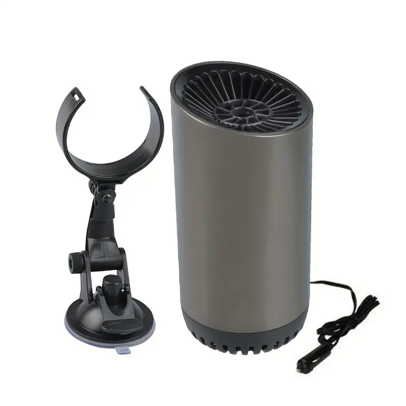 Versatile Car Heater with Suction Cup - 150W, Dual-Function Heating & Defrosting, No Battery Needed, Perfect for Winter Warmth and Clear Vision, Fit 2