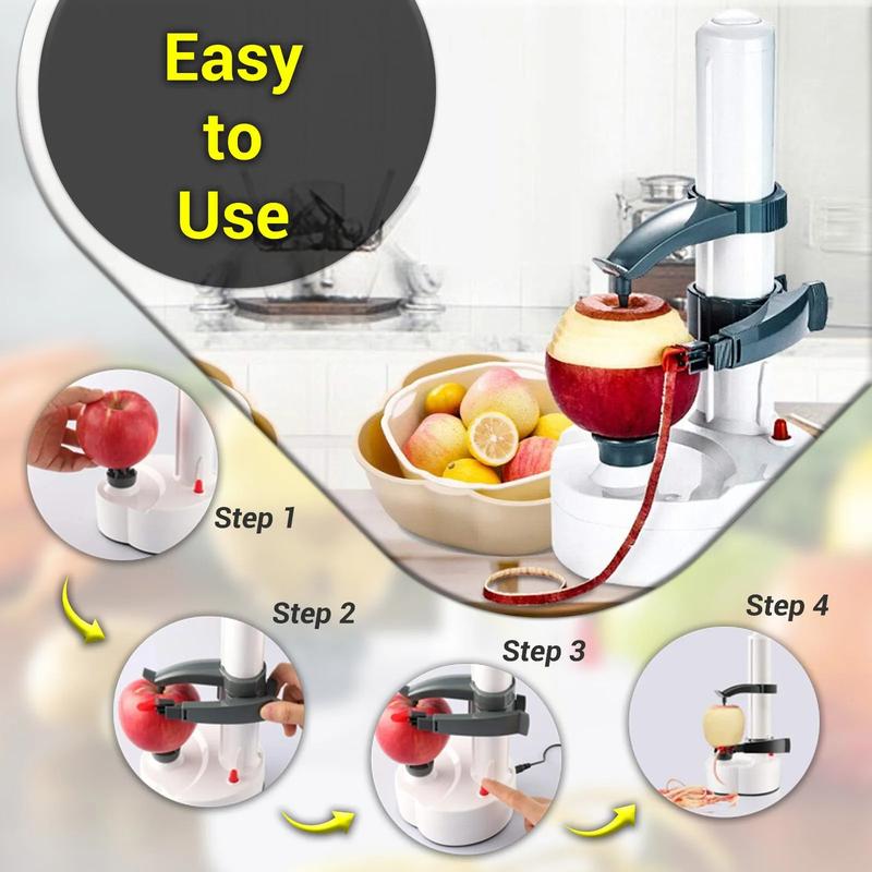 Electric Peeler Fruit Vegetable Potato Apple Automatic Peeling Machine Tools 7