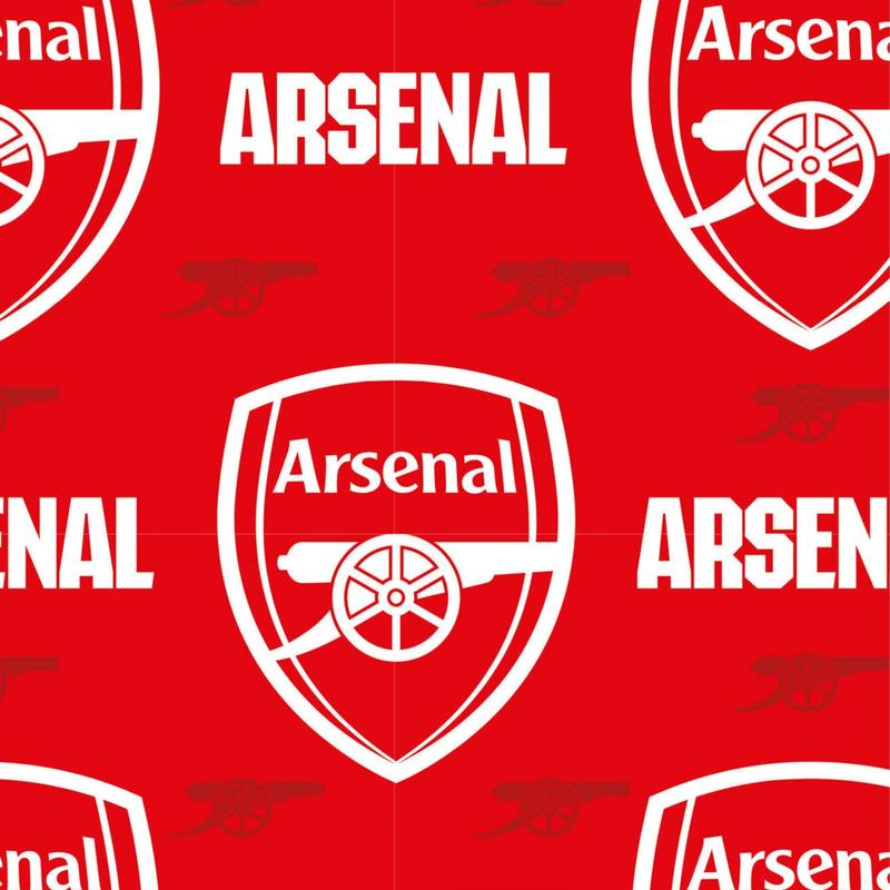 Arsenal FC 2 Sheets & 2 Tags Gift Wrap 2