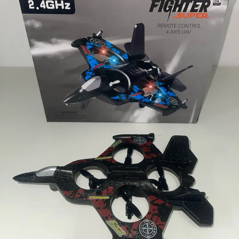 2.4GHz Gravimetric Rise Remote Control 4 Axis Fighter Jet Super fun With Barrel Roll Tricks And More 1
