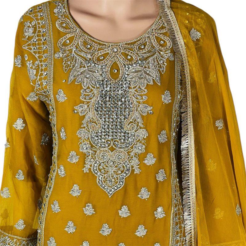 Product Introduction of Mother and Daughter Sharara Outfit for Any Occasions - Perfect for Family Gatherings and Special Occasions Comfort Comfortable Chiffon Fabric Lightweight Breathable 13