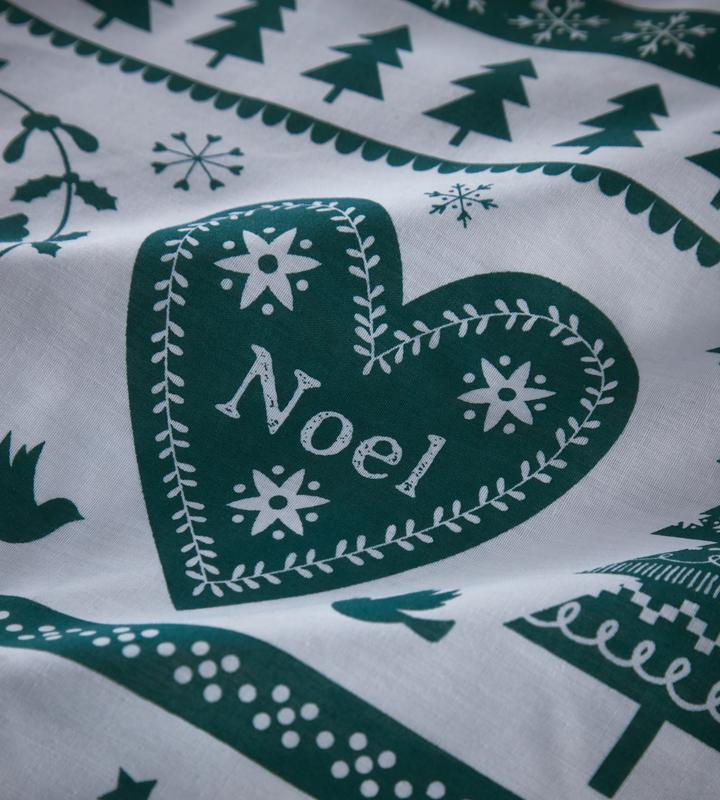 Noel Duvet Cover Set Christmas Bedding Festive Xmas Decor 1