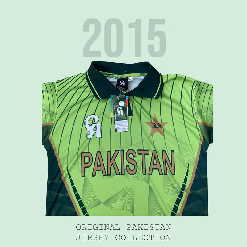 Pakistan 2015 Original World Cup Jersey *READ DESCRIPTION* 1