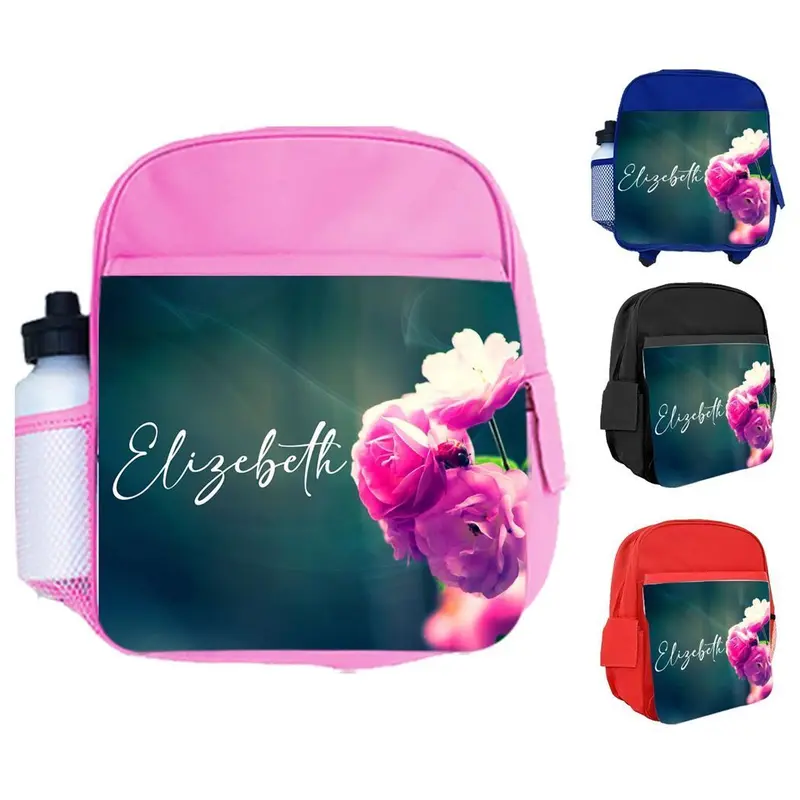 Personalised Kids Backpack Any Name Generic Design Boys Girls kid School Bag 41 8