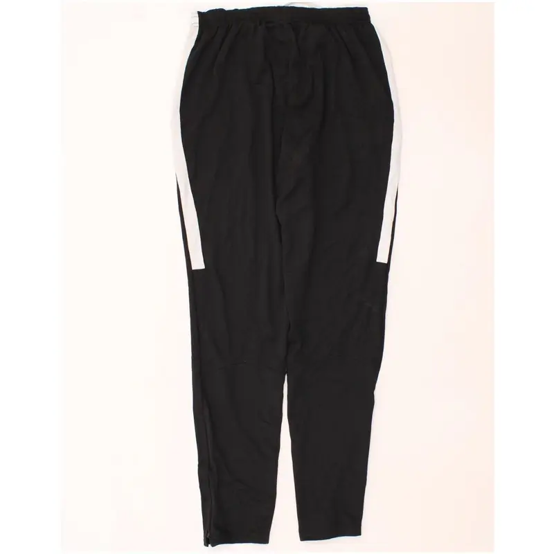 Pre-Owned Vintage NIKE Womens Dri Fit Tracksuit Trousers UK 12 Medium  Black Colourblock 2