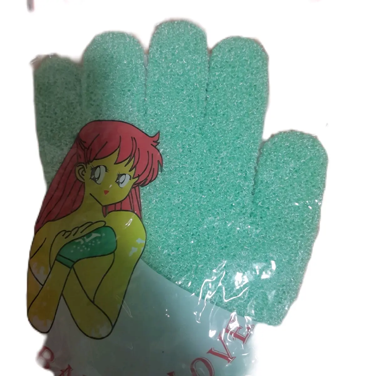 Personal Exfoliating Gloves for Shower and Body Scrubber Colourful Bath Gloves