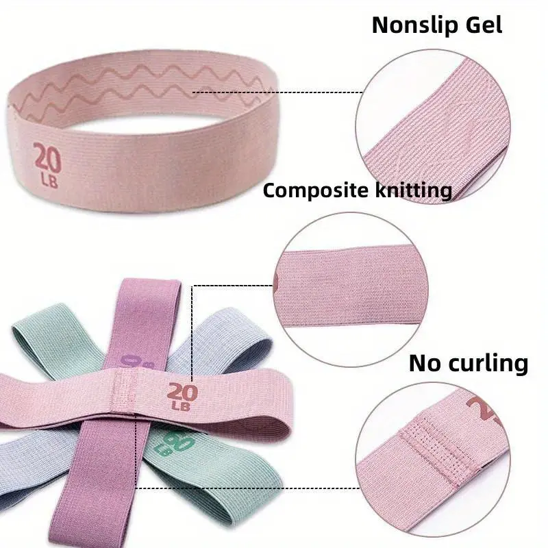 Resistance Band Butt Expansion Hip Booty Bands Glute Thigh Fitness Cloth Rubber Band Elastic Loops Yoga Gym Equipment 3