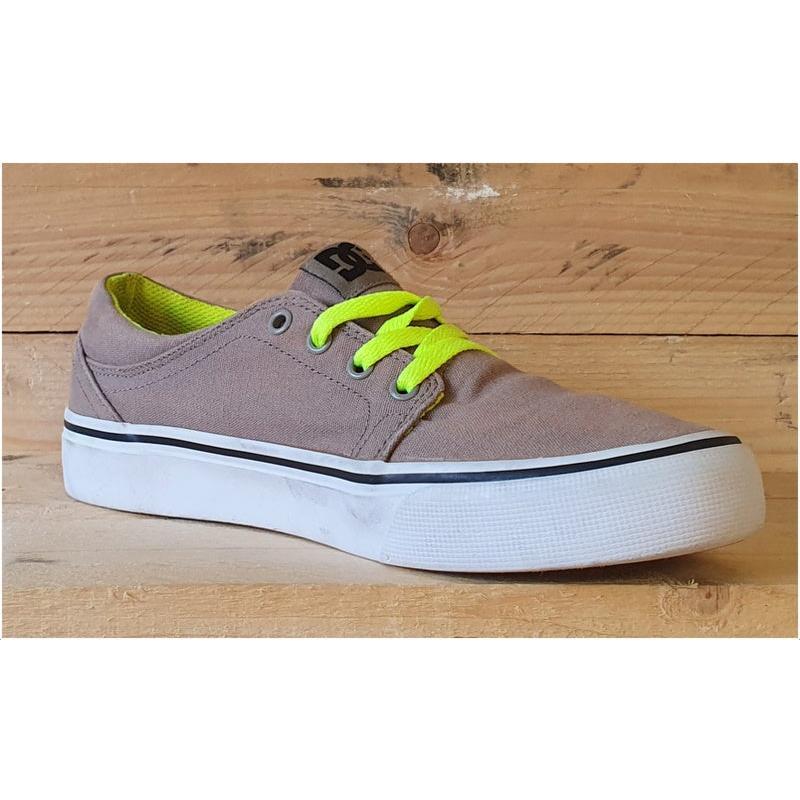 DC Trase Skating Trainers light brown/White/Green UK5/US6/EU37 6