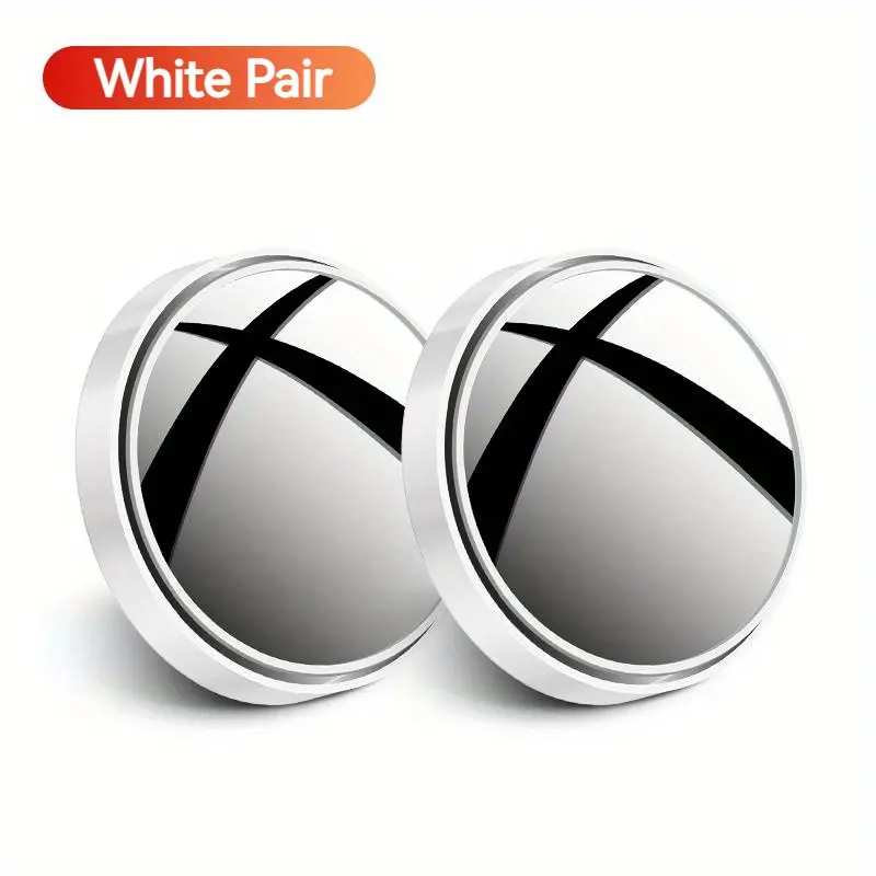 2pcs Car Rearview Mirror High-definition Round Mirror 360-degree Adjustable Blind Spot Mirror Wide-angle Mirror, Increase Child's Safety In The Car 7