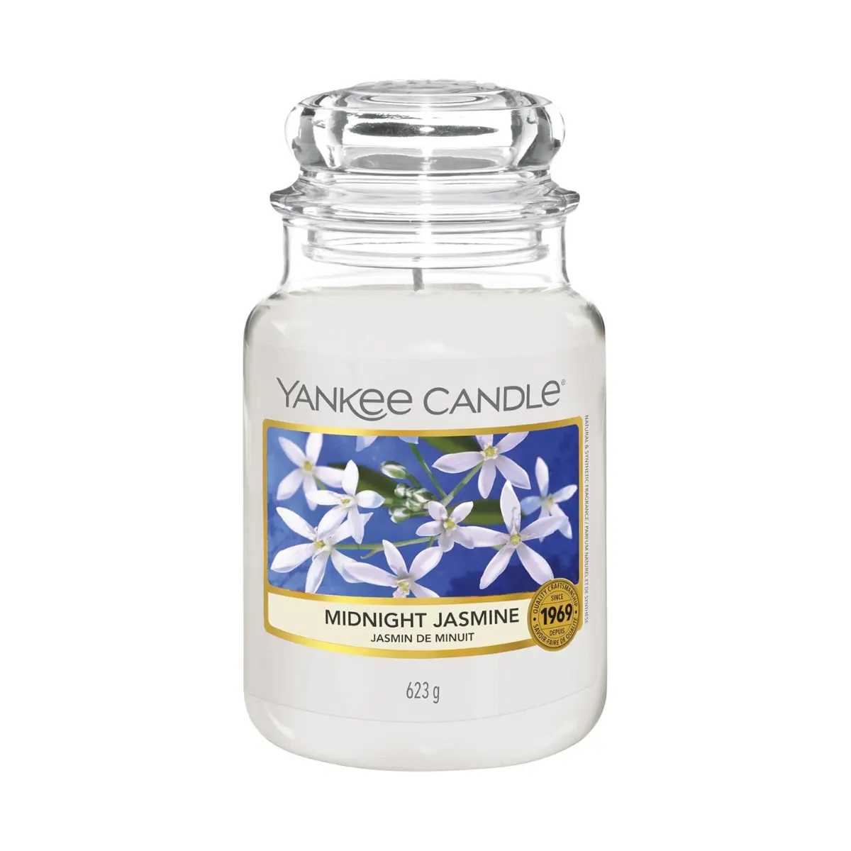 Scented Candle Midnight Jasmine Large Jar Candle Long Burning Candles up to 150 Hours Perfect Gifts for Women Decor Fragrance Household Freshener