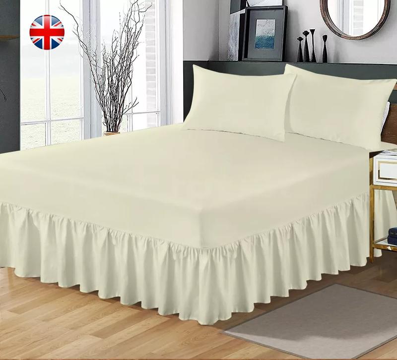Product Introduction of Luxury Hotel Quality Egyptian Extra Deep Valance Fitted Sheets - 100% Poly Cotton for Single, Double, King, and Super King Sizes, Available in Multiple Colors and All Sizes Available ,High-Quality Valance Bed Sheet single soft bedding sets deep fitted 11