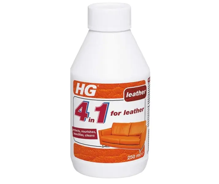 HG Deep Cleaner for Leather - Safe & Mild Leather Cleaner & Faux Leather Cleaner - 250ml