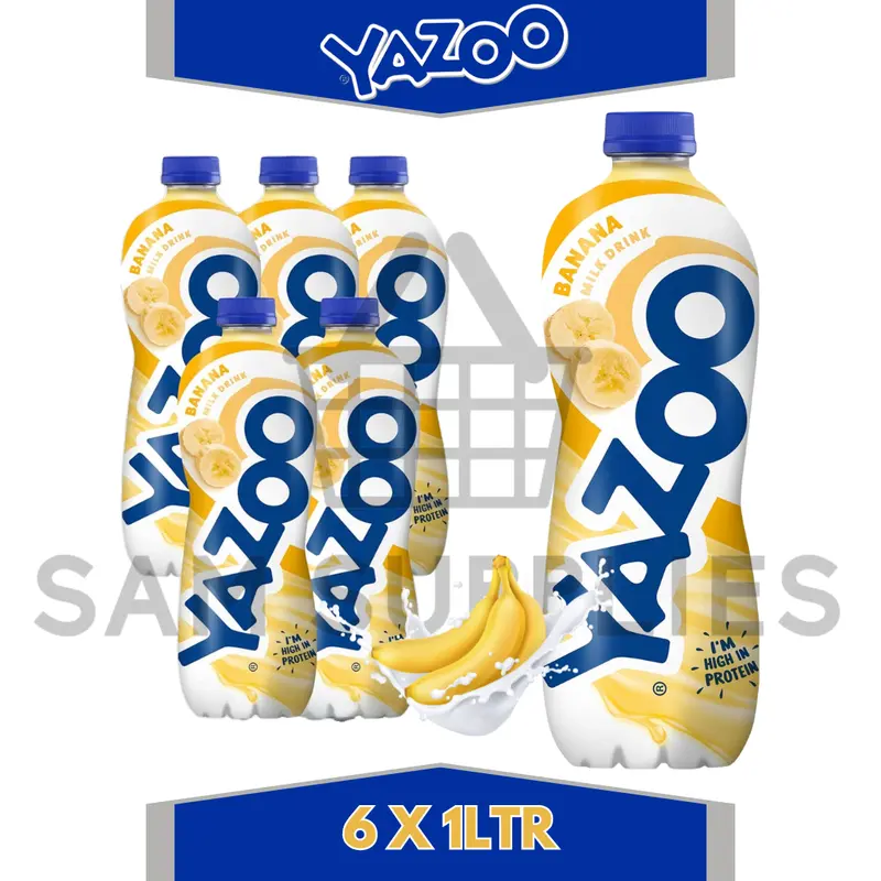 Yazoo Milk Drink All Variety 1LTR X 6 Bulk Pack Beverage 1