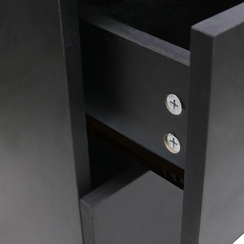 Sundaze Chest of 4 Drawers with Handles Storage Cabinet Bedroom Furniture 75x36x72cm 3