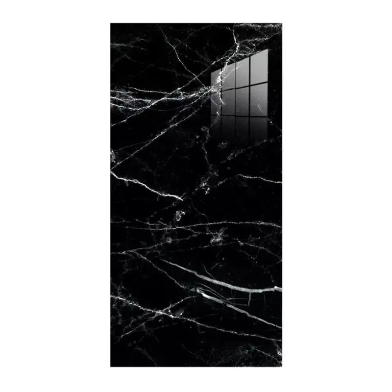 10/20PCS PVC Marble Tiles Wall Stickers – Self-Adhesive Stick-On Decor for Kitchen & Bathroom Tiles Sticker Decorative Pack Vinyl Ornaments Decoration pu stone transparent reflective 3d splashback panel waterproof Grey 2