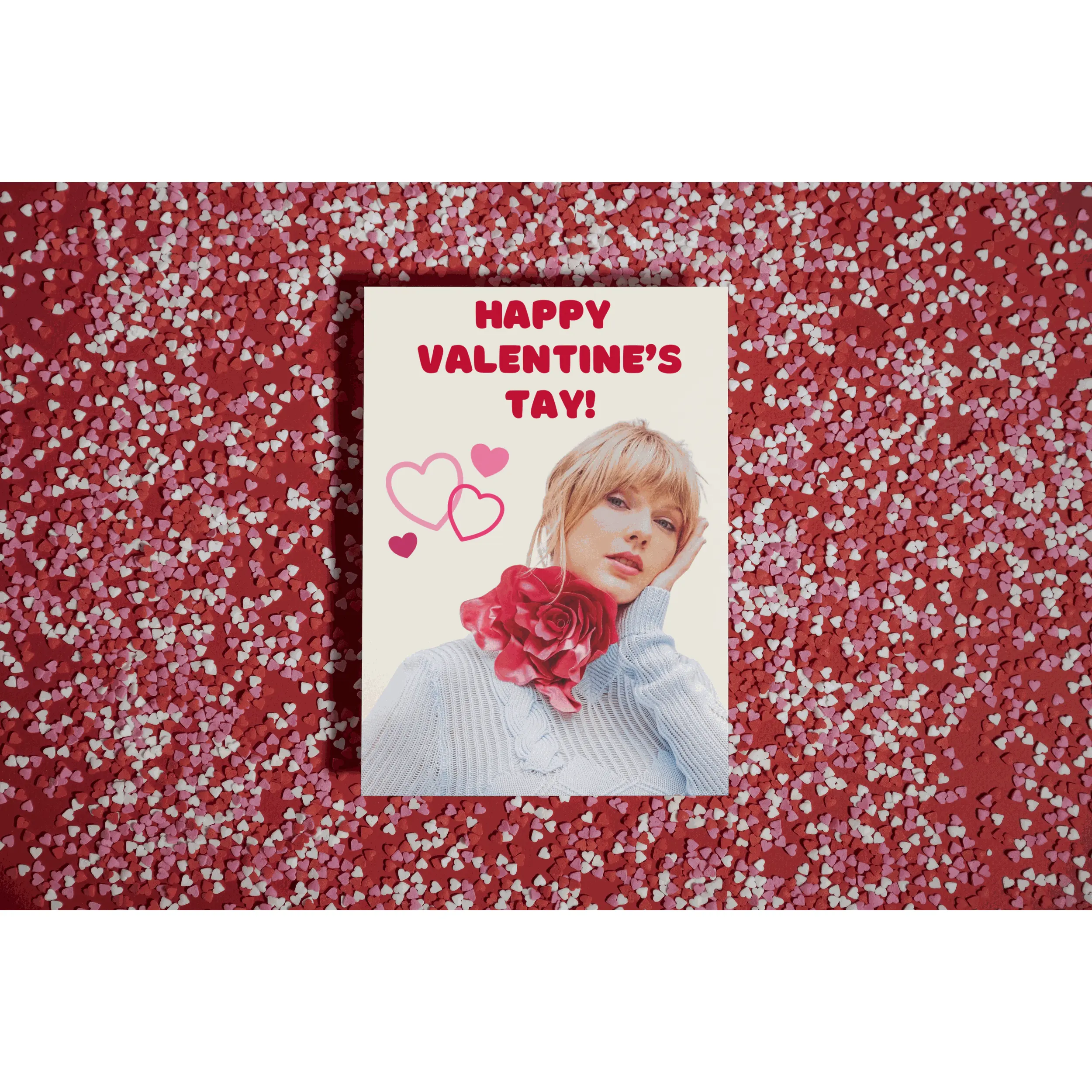 Happy Valentine's Tay Taylor Swift Card