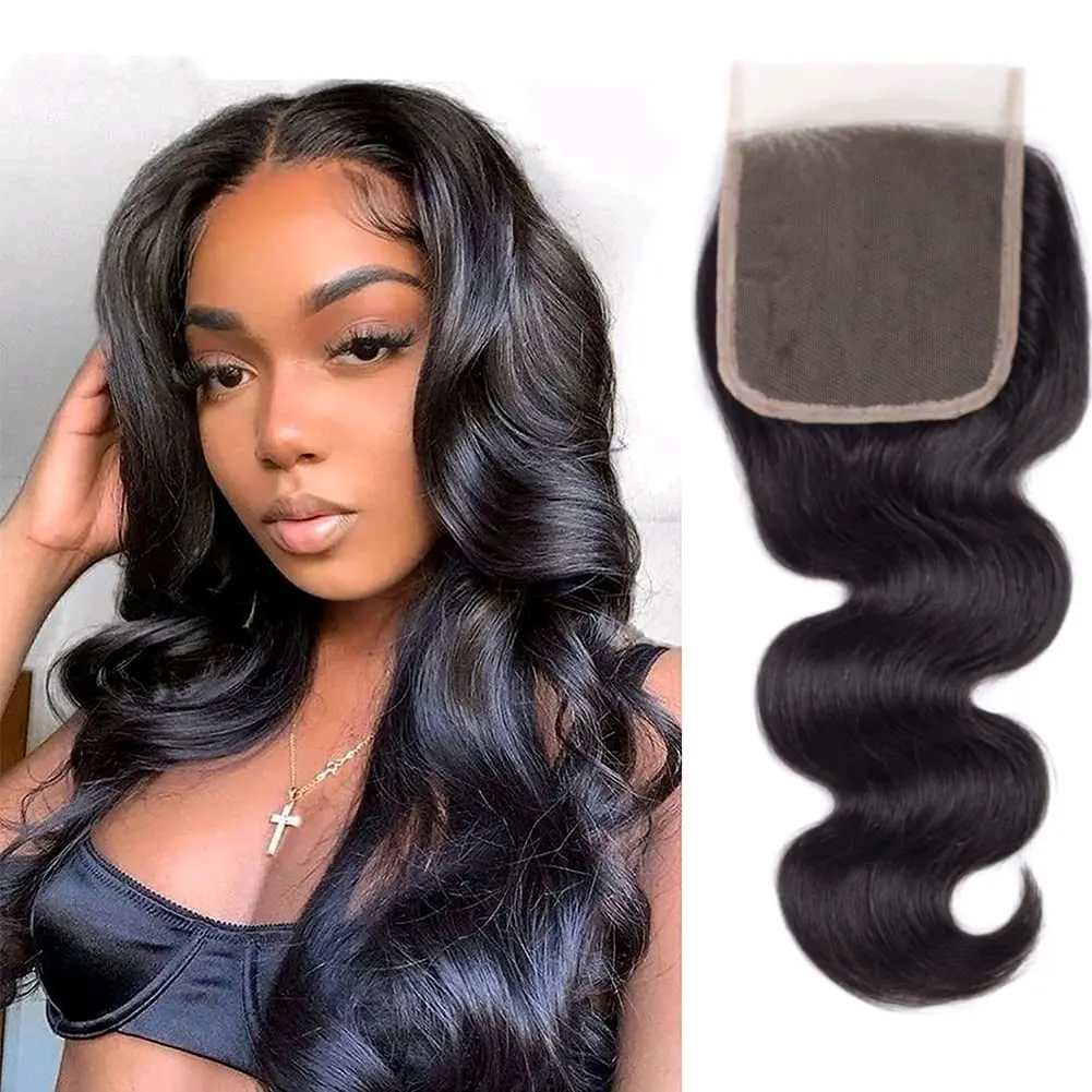 Transparent Hd Lace Frontal Closure 4x4 Swiss 100% Brazillian Virgin Human Hair