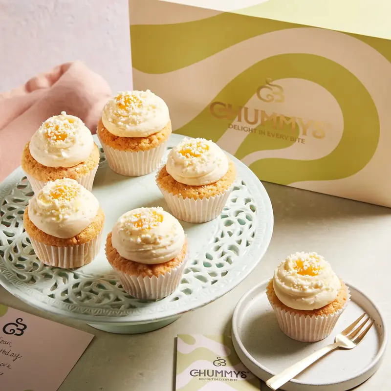 Lemon Meringue Cupcake Box - Delivered To Your Door 0