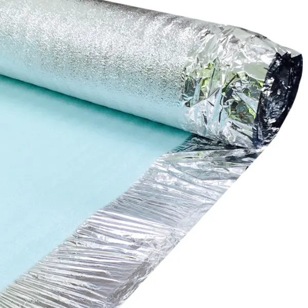 3mm Acoustic Silver Laminate & Wood Underlay - Damp Proof Membrane - 15m2 Roll