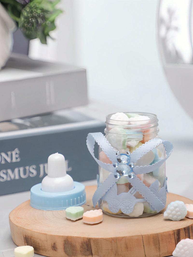 Product Introduction of (12pcs/6pcs) Novelty Candy Bottle Box, Plastic Candy Box Bottle, Milk Bottle Style Candy Gift Box, Party Decorations Baby Shower Family Decorations Gifts Wedding Multicolor 15