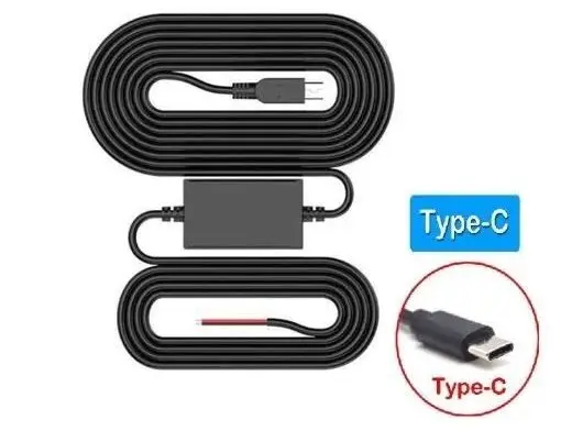 Car Dash Cam Hard Wire Kit - 12V to 5V 2.5A Power Supply Module - USB Type C