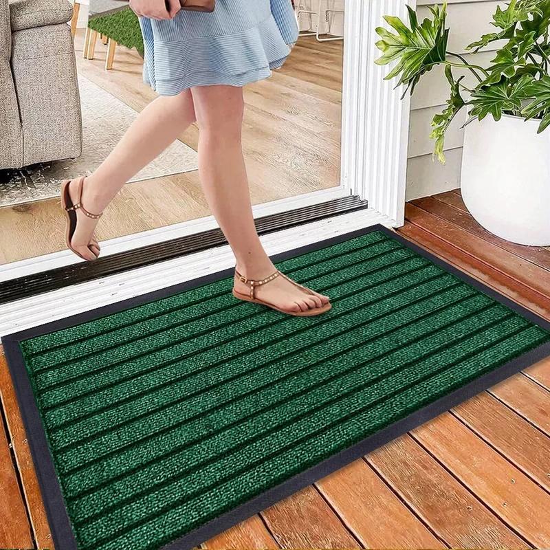 Non Slip Rubber Mat Door Mats Indoor Outdoor Washable Rugs Welcome Door Mat 6