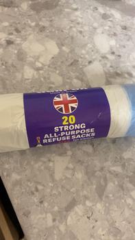 Product Review of Bitterplum 100pcs White Mid-Size Drawstring Strong Pedal Bin Liners from A**e 0