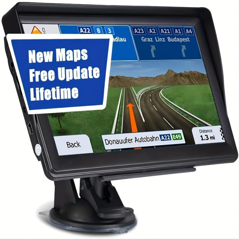 7-inch Touchscreen Car Navigator - HD GPS With Entertainment And RDS Traffic Updates, 256MB+8GB System Navigation Car Truck GPS Navigator 1