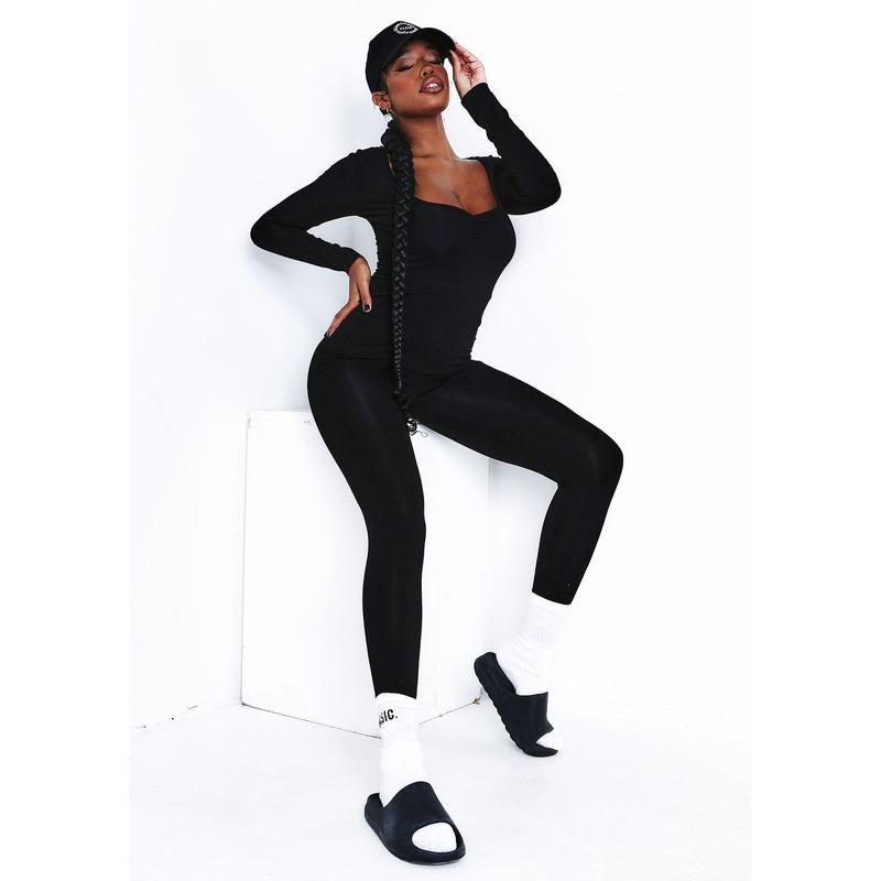 Soph Black Wide Neck Jumpsuit 3