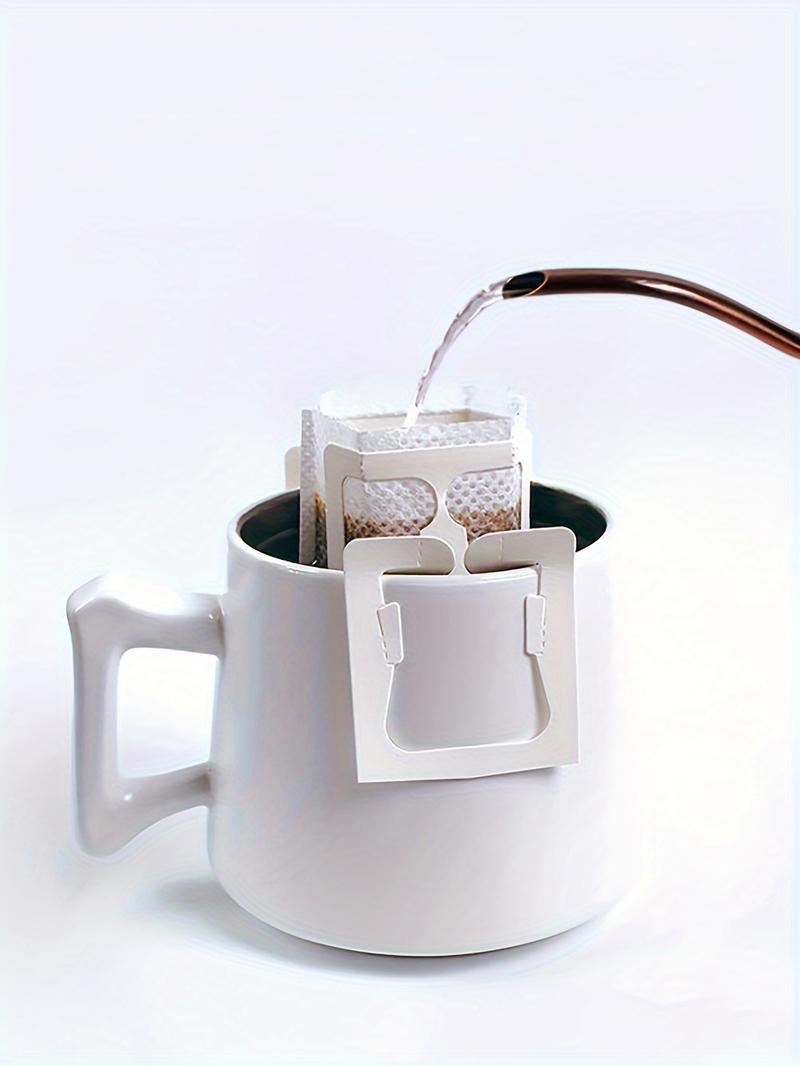 Product Introduction of 50pcs/Pack Guaranteed Portable Drip Filter Cup Coffee Filter Paper Net Bag 4