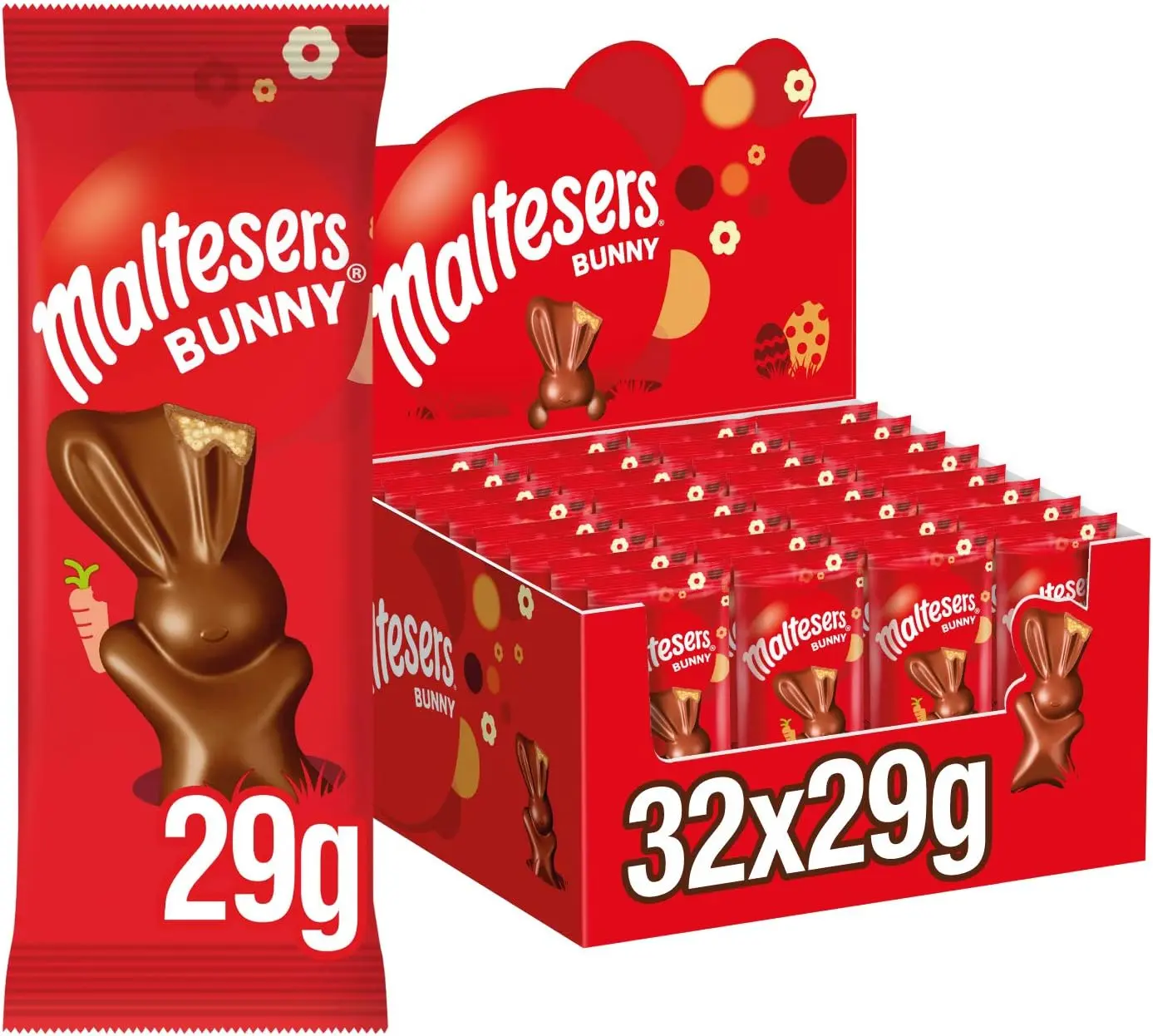 Maltesers Chocolate Easter Bunny Treat 29g - Milk Chocolate Snack
