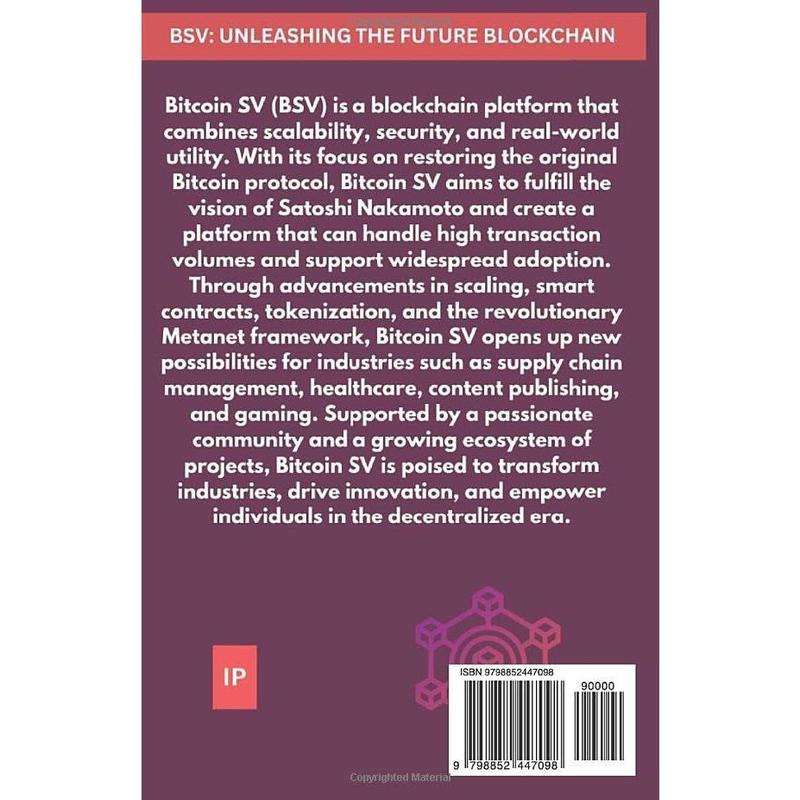 BSV: UNLEASHING THE FUTURE BLOCKCHAIN 1
