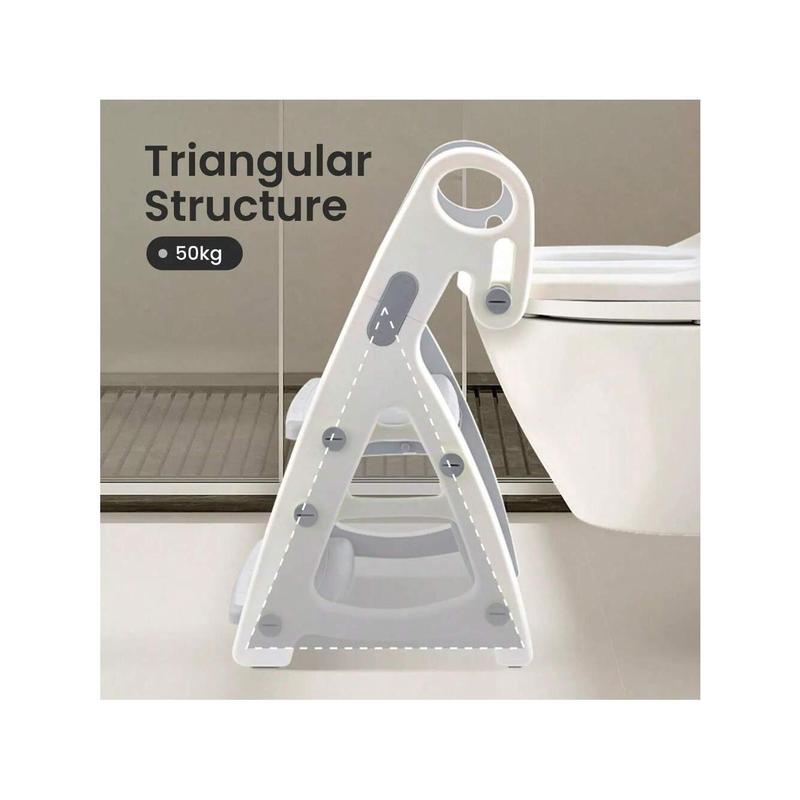 Potty Training Seat Toilet Seat Adjustable Potty Ladder Seat For Toilet Training With Steps Handle Soft Cushion Design 2 In 1 Potty Training Toilet Seat 1