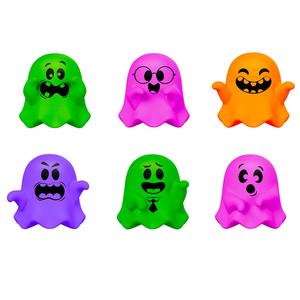 Needoh Glow in the Dark Groovy Glowy Ghost - Sensory Fidget Toy for Stress Relief