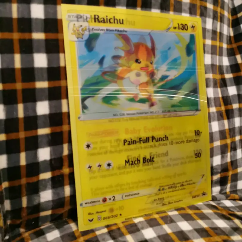 3D lenticular poster of Pokemon CARD DESIGN Pichu, Pikachu and Raichu Decor Room Wall Print 1