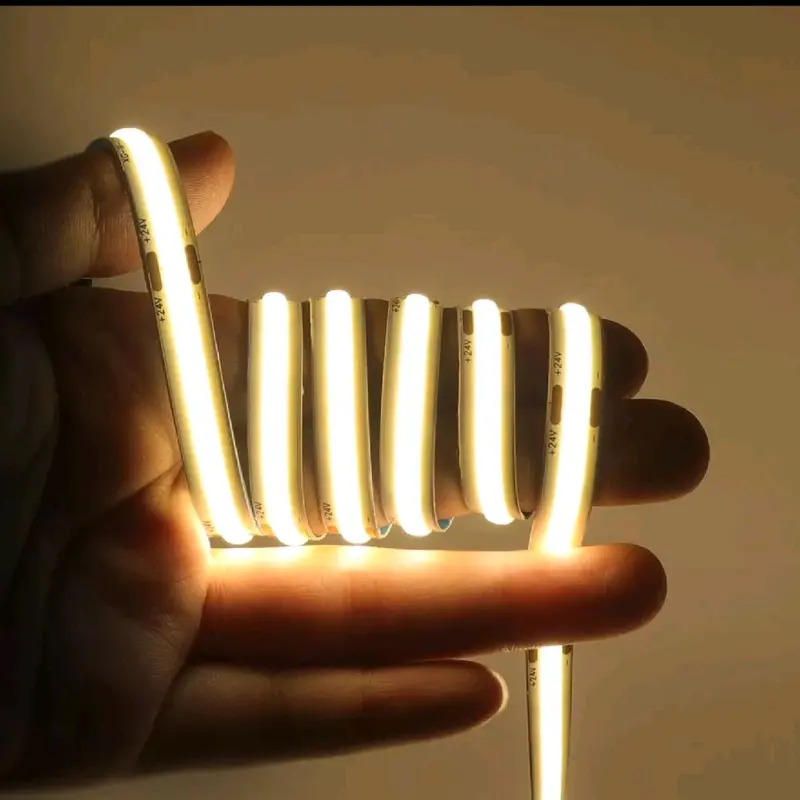 12V COB LED Strip Lights for Cabinet and Kitchen - High Density Flexible Tape Rope 8