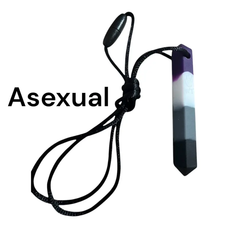 LGBTQ+ Silicone Chew Necklace for Support and Statement Making 1