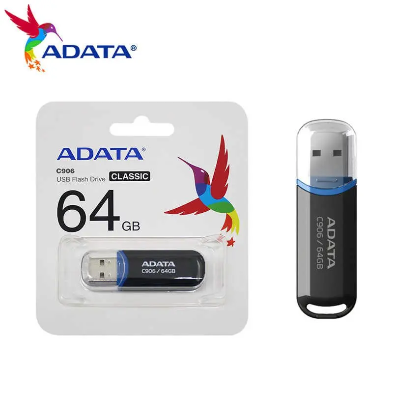 ADATA C906 USB flash drive 64 GB USB Type-A 2.0 Black 2