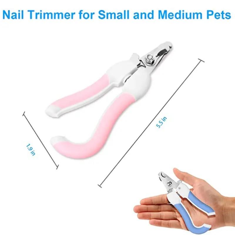 Nail Trimmers for Small to Medium Pets with Safety Locking Clip - Pet Grooming Supplies dog  nail  grinders 5