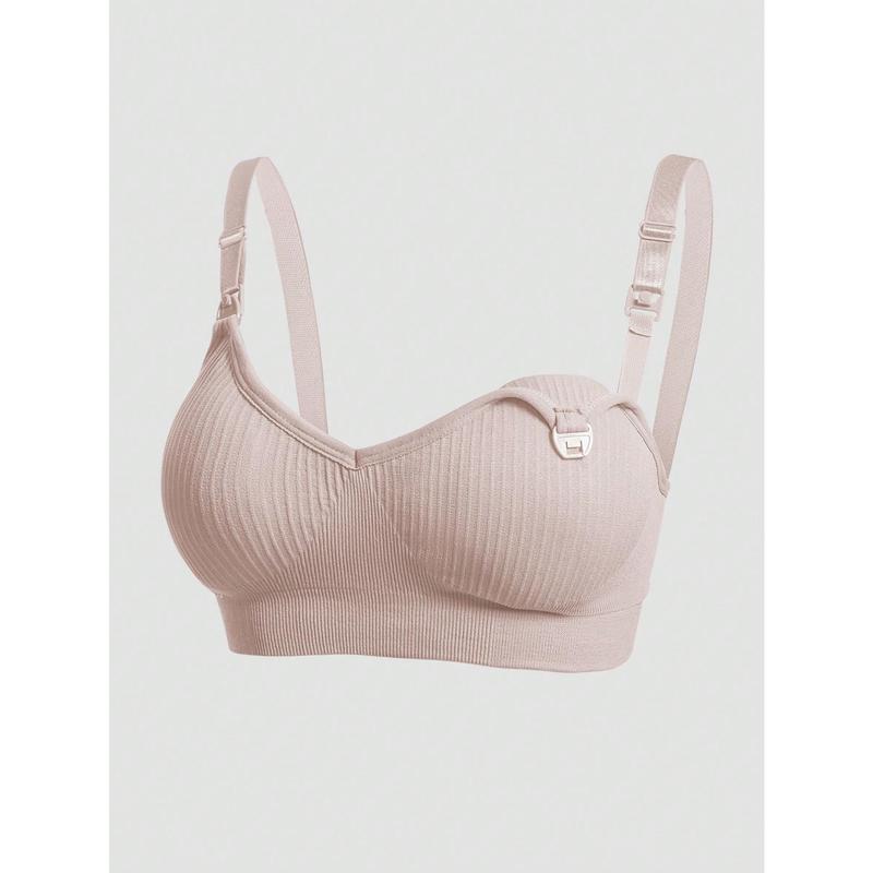 3pcs/Set Maternity Nursing Bras, Sexy Front-Snap Breastfeeding Brassiere, Comfortable Nursing Bra 8