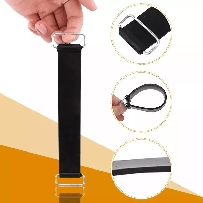 Battery Rubber Band Strap Fixed Holder Bandage Belt Stretchable For Motorcycle. 6