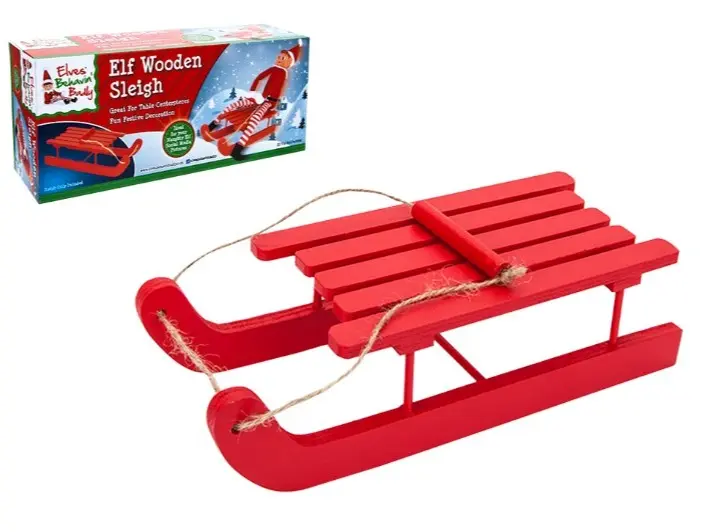 Elf Wooden Sleigh